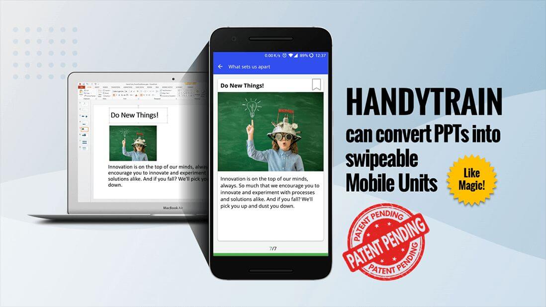 transform PowerPoint presentations into mobile cards